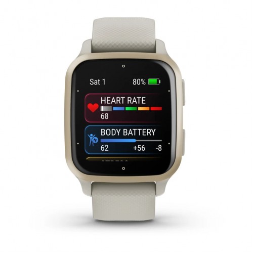Garmin Venu Sq 2 Music French Gray/Cream Gold